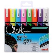 Chalkmarker UNI  1,8-2,5 mm 8 ass. farver